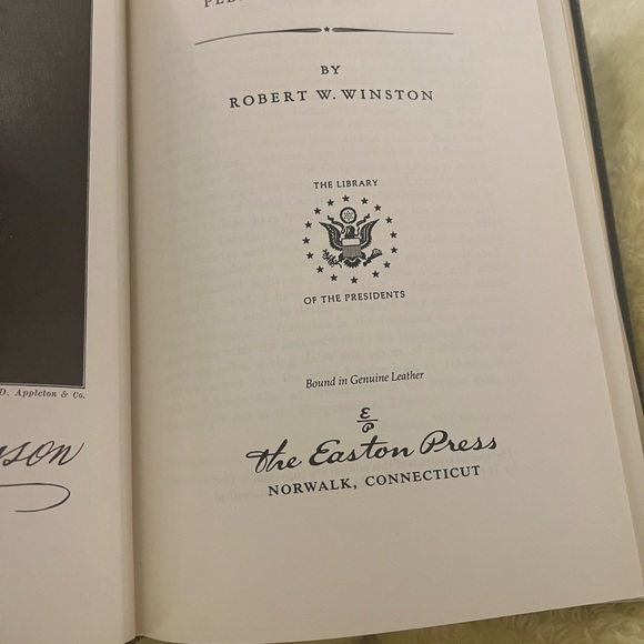 EASTON PRESS Andrew Johnson Plebeian and Patriot by Robert W. Winston Leather - Picture 8 of 12